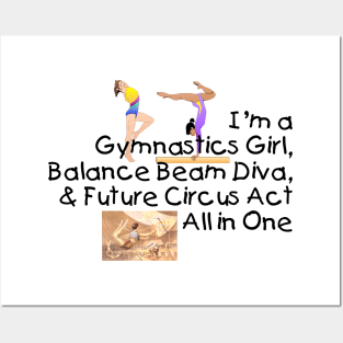 Gymnastics All in One Posters and Art